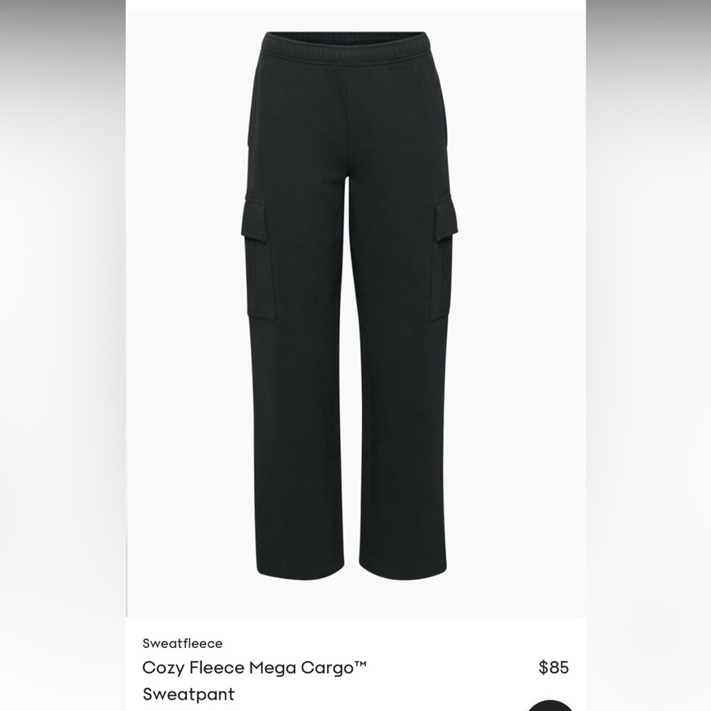Aritzia TNA Cozy Fleece Mega Cargo Sweatpants